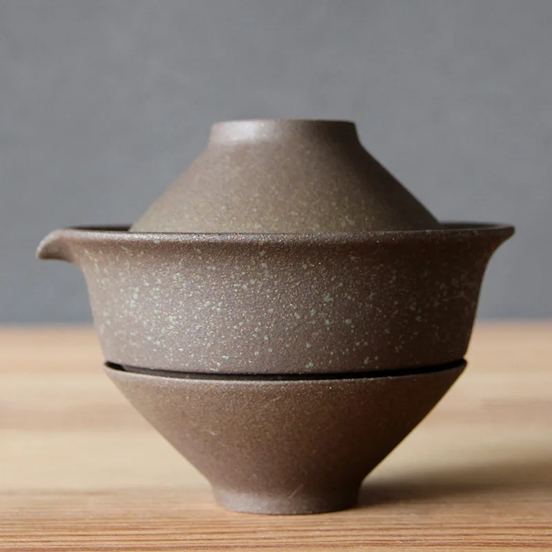 Ceramic Teapot Kettle Gaiwan Tea Cup For Puer Japanese Tea Set Drinkware LUWU tea set