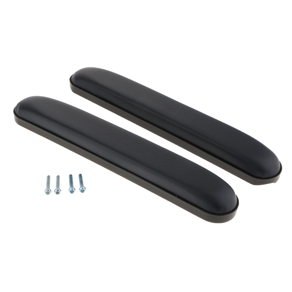 1 Pair PU Armrest Pad Cushion Replacement for Wheelchair,Long 13 inch Universal