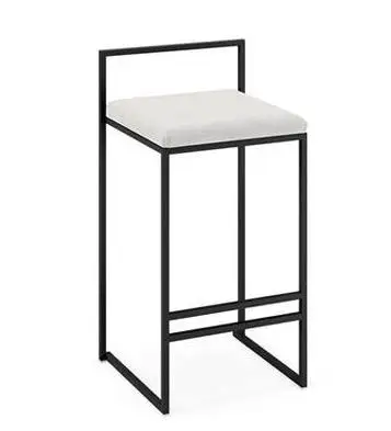 Лофт Nordic металлические барные стулья модные современный минималистский бар высокий барный стул дом личность барный стул творческий дизайнерский стул - Цвет: 66 cm