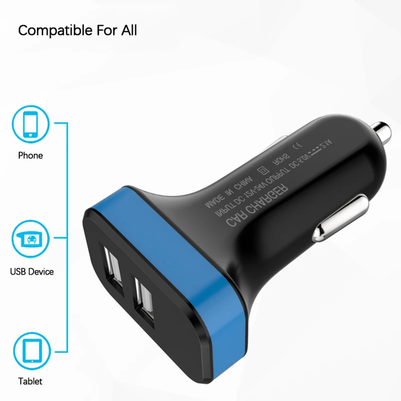 KONSMART 2.1A двойной зарядное устройство USB адаптер с батарея мониторы Дисплей для iPhone X 7 8 плюс samsung huawei Xiaomi мобильного телефона