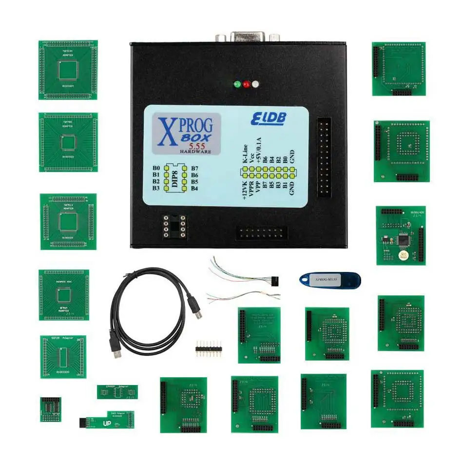 Новейшая версия XPROG V5.55 ECU чип тюнинг программист Авто ECU программист автомобиля диагностические инструменты X-PROG V5.55 коробка