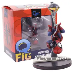 QMX Человек-паук Q-Fig Action фигурка Марвел комиксы супер героев игрушки Человек-паук автомобиль украшение-кукла