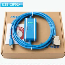 AMSAMOTION USB-CIF02 USB-20 pin кабель применить к CPM1A/2A C200HS ПЛК серии Кабель для программирования