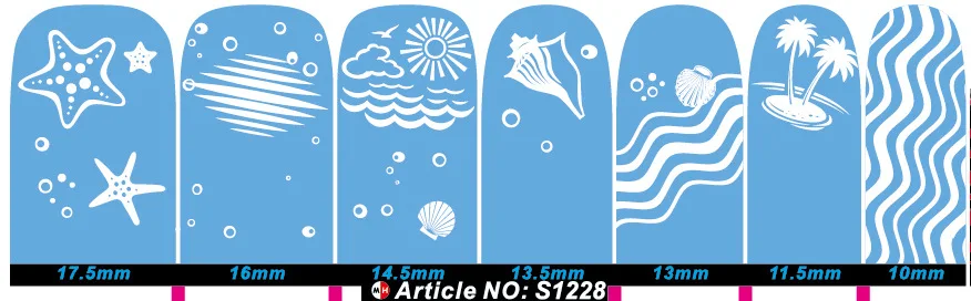 14 шт./1 лист 56 видов 3D ногтей обертывания на весь ноготь наклейки дизайнерские наклейки для ногтей наклейки макияж тату Маникюр Инструмент S1201-S1256