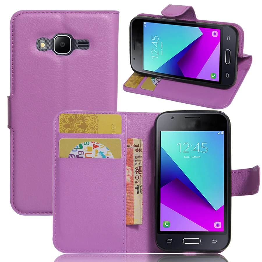 Модный чехол кошелек из искусственной кожи для Samsung Galaxy J106 J1 Mini Prime защитный