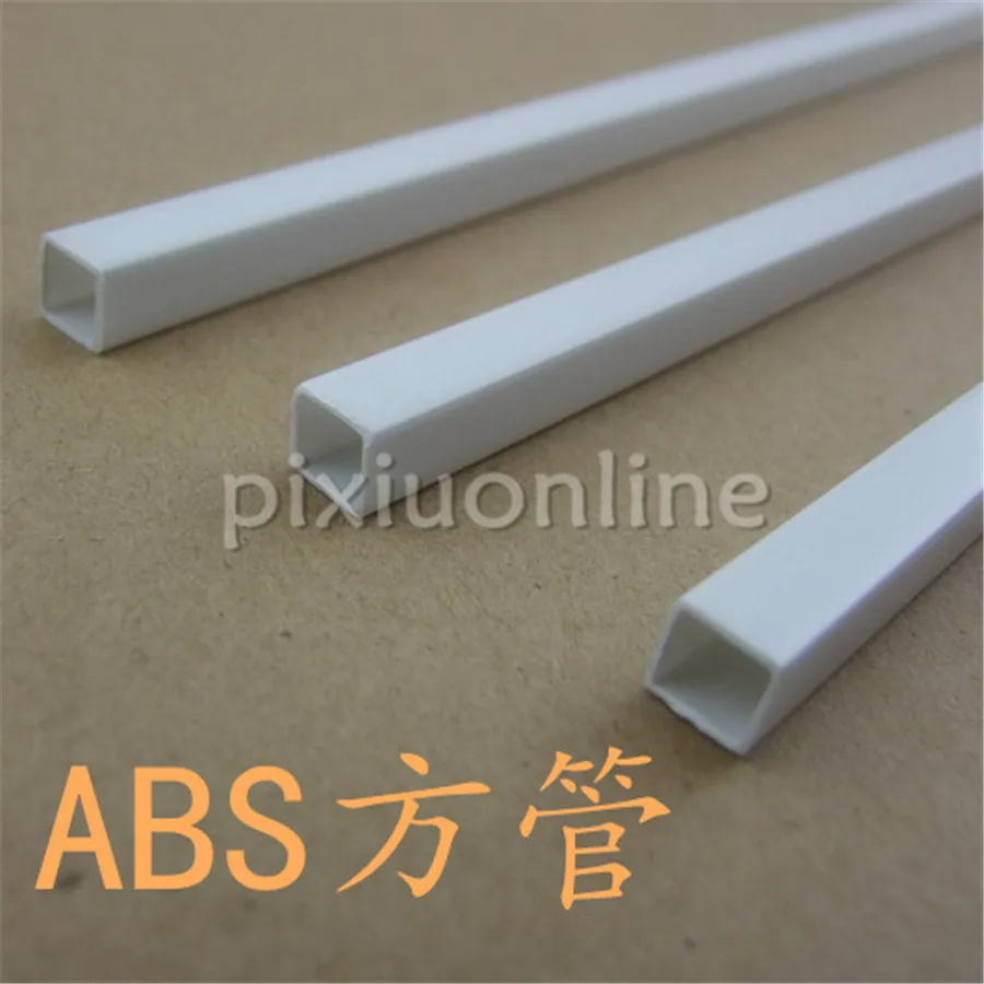 1stick/pack K977b Side Length 3/4/6/8mm Length 25mm ABS Saquare Tube Free Shipping Russia