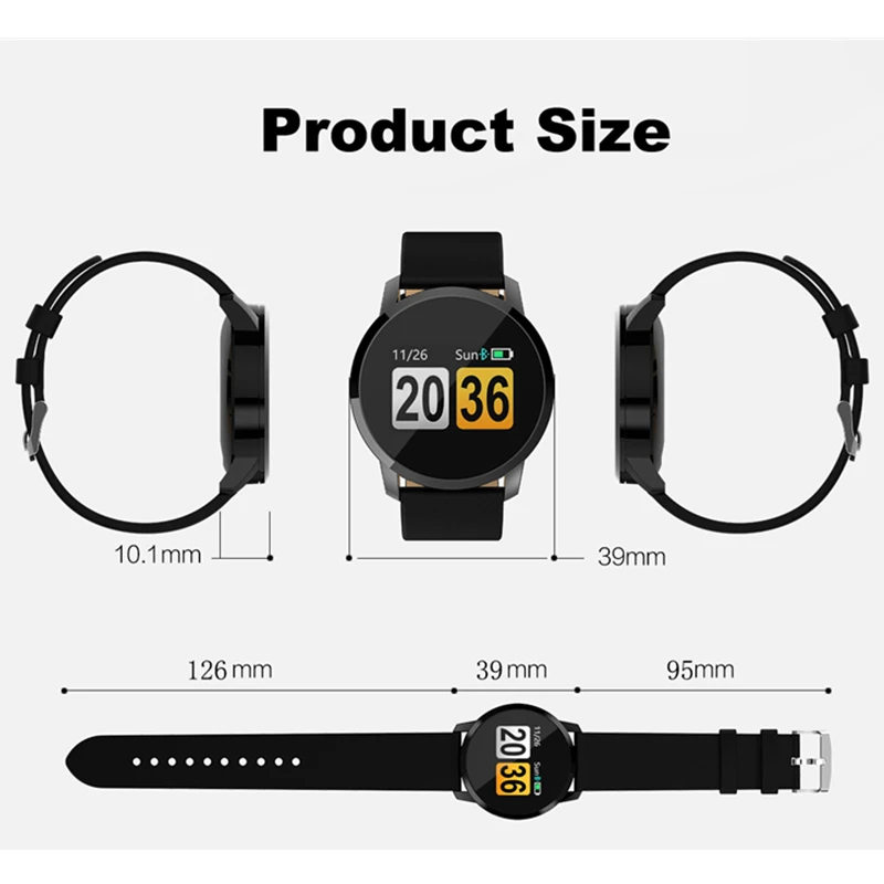 Смарт-часы спортивные водонепроницаемые шагомеры сообщение напоминание OLED Bluetooth открытый фитнес для мужчин и женщин Smartwatch для IOS Android