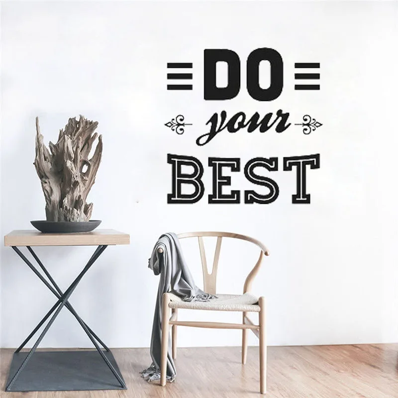 Do Your Best Wall Sticker Quotes Wall Decals For Boys&Girls Bedroom