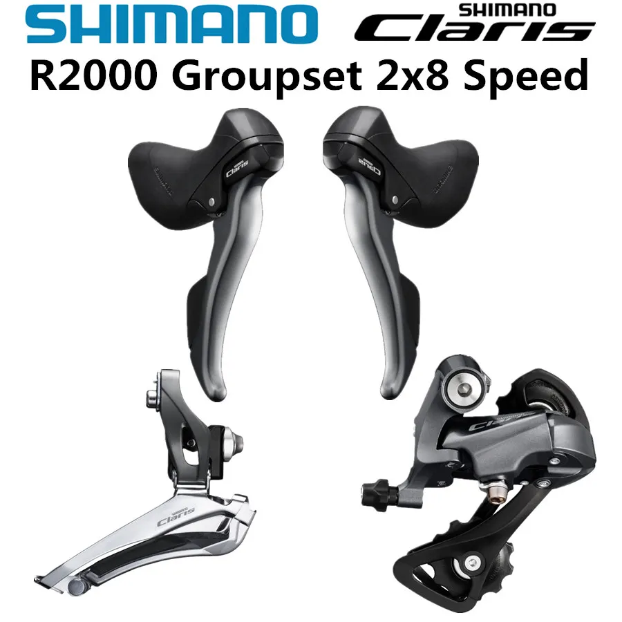 SHIMANO CLARIS R2000 набор инструментов для переключения передач CLARIS R2000 переключатель для велосипеда ST+ FD+ RD передний переключатель задний переключатель рычаг переключения передач
