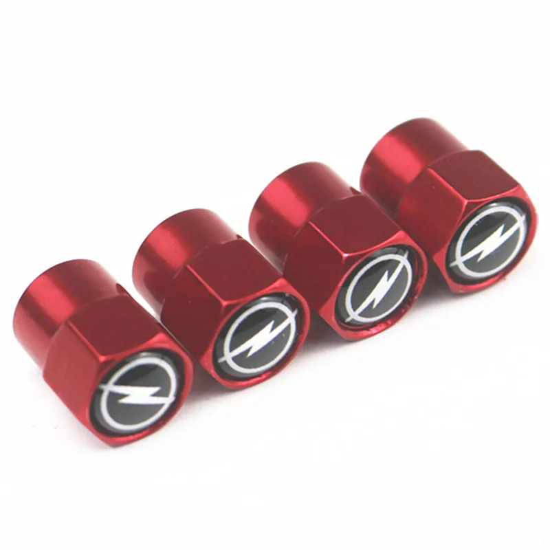 

4pcs Metal Wheel Tire Valve Caps Stem Case For OPEL Corsa Insignia Astra Antara Meriva Zafira Car Badge Auto Accessories