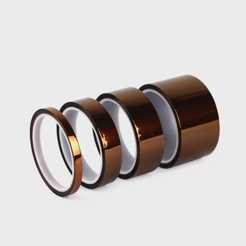 3PCS High Quality Polyimide resistance tape Gold High Temperature Heat Resistant Kapton Tape Polyimide BGA Polyimide finger tape 3PCS High Quality Polyimide resistance tape Gold High Temperature Heat Resistant Kapton Tape Polyimide BGA Polyimide finger tape