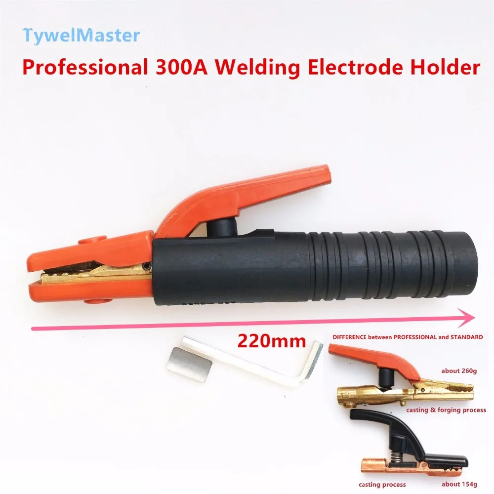 

High Quality Welding Electrode Holder MMA Arc Welding 1.6mm to 6.0mm Holder Clamp 300A Copper Forging Tooth EN60974-11