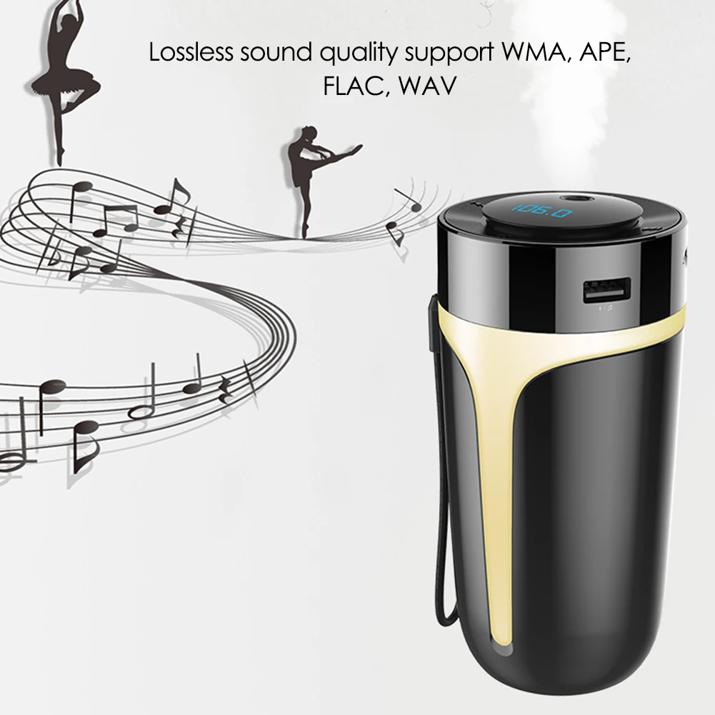 Professional АБС-пластик черный автомобиль Smart ароматерапия увлажнители воздуха MP3 плееры светодиодный дисплей дома Bluetooth Воздухоочистители 300 мл воды