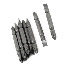 Высокое качество магнитный шестигранный хвостовик Phillips шлицевая отвертка с двойным концом биты 10 шт