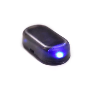 

PECHAM 1pc Red or Blue Car Led Light Security System Warning Theft Flash Blinking Fake Solar Car Alarm LED Light free shipping