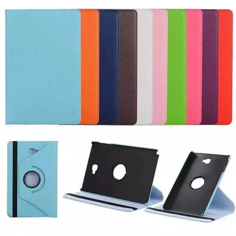 

360 Rotating PU Leather cover case for Samsung Galaxy Tab A 10.1 2016 with pen for Samsung SM-P580 SM-P585 Tablet cover case