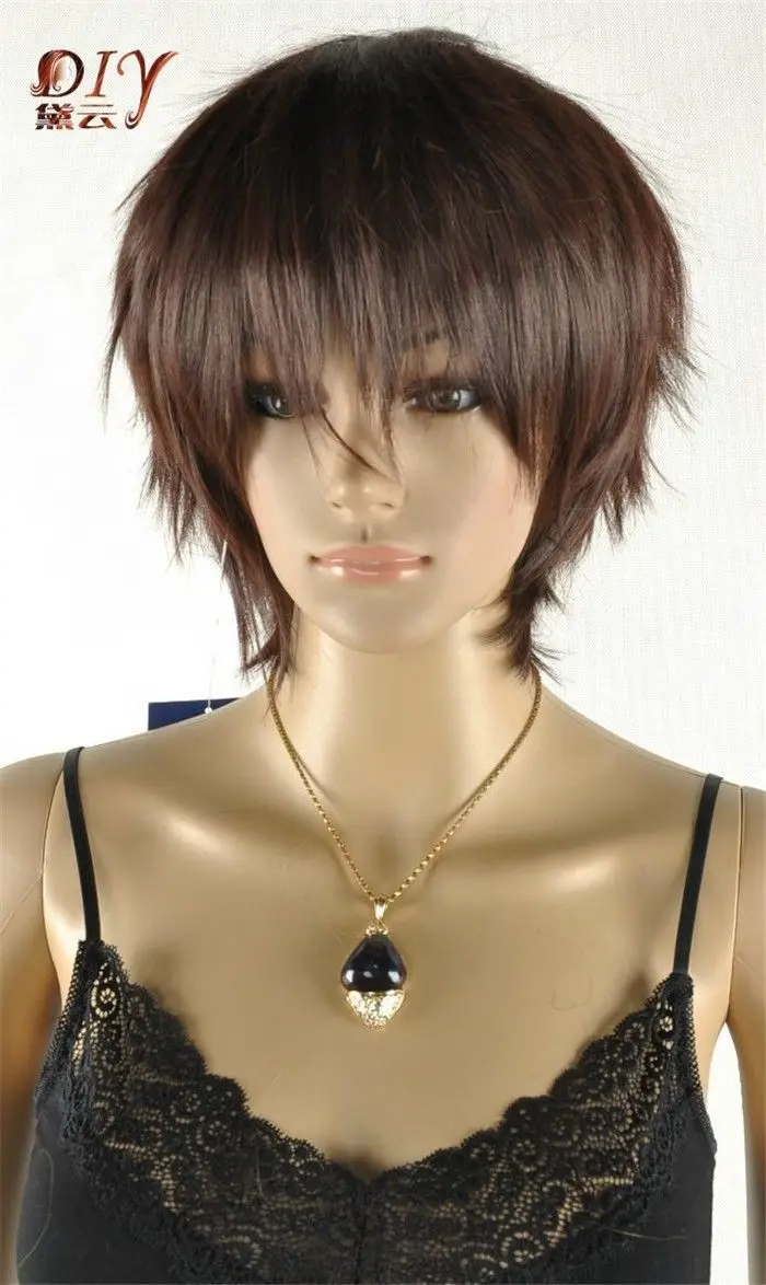 Бесплатная доставка USPS в США Женщины Темно-Коричневый Естественная Прямая Волос