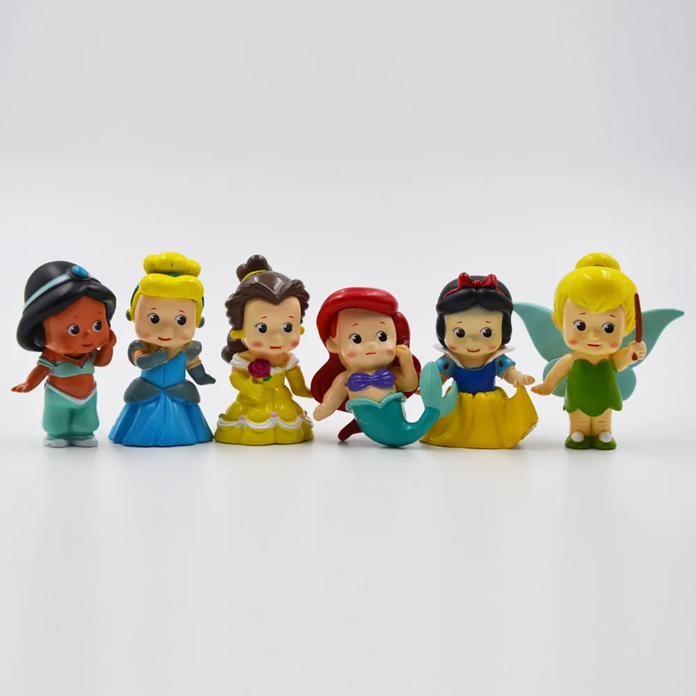 Online Get Cheap 6 Pcs Disney Princess Mainan Aliexpresscom