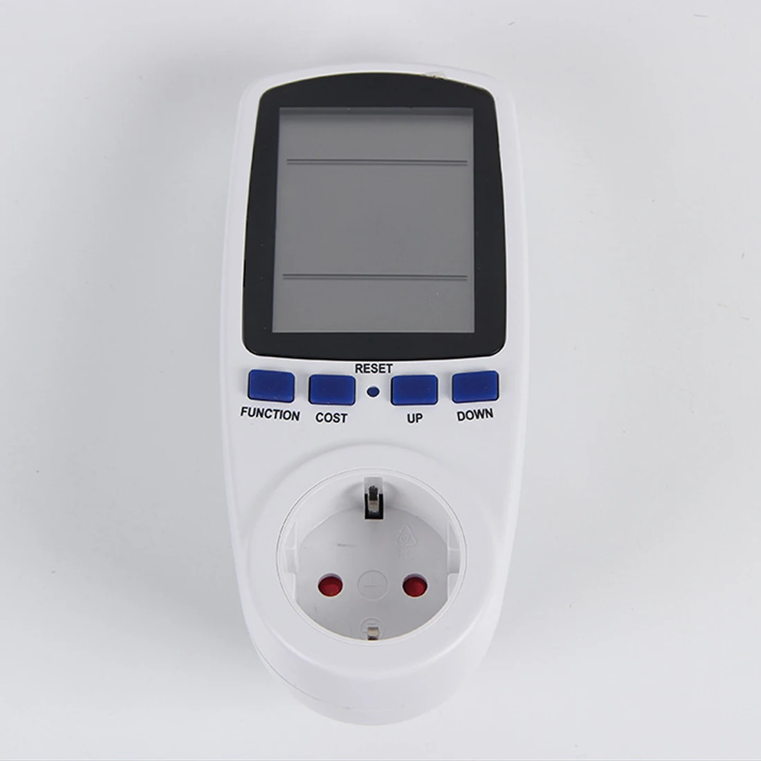 

EU Digital Wattmeter Power Meter Energy Meter Voltage Wattmeter Power Analyzer Electronic Energy Meter Measuring Outlet Socket