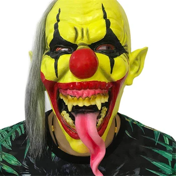 

Ghosts Head Evil Clown Mask Scary Halloween Costume Cosplay
