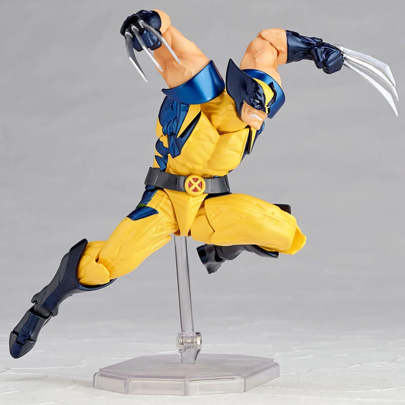 Marvel Revoltech удивительный супер герой X-men Росомаха, Логан Howlett ПВХ фигурка Коллекционная для детей игрушки подарки Brinquedos