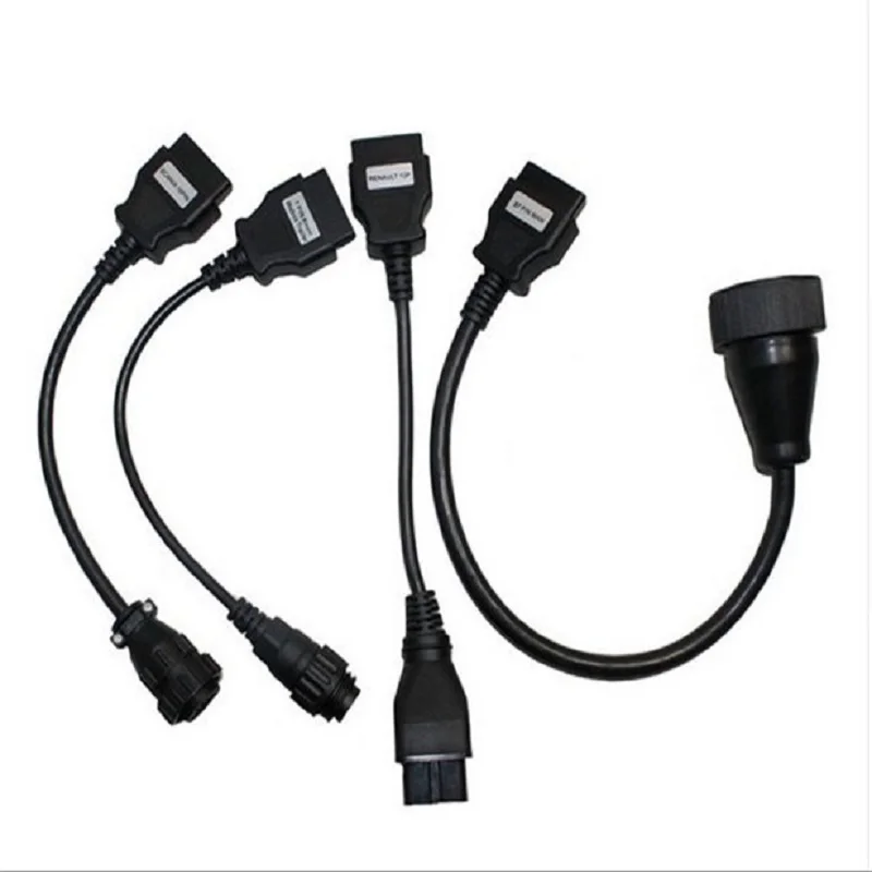 2016 High quality truck Truck cable 8 full set cables OBD2 Diagnostic OBD OBDII OBD 2 Connect Cable For TCS CDP Pro-4