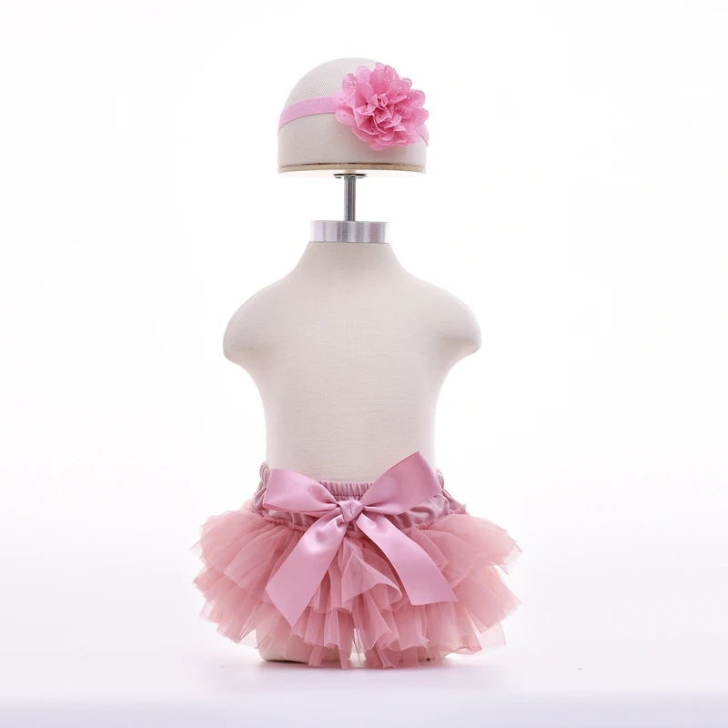 Baby Shorts Infant Chiffon Ruffle Diaper cover Baby Girls Single Tulle