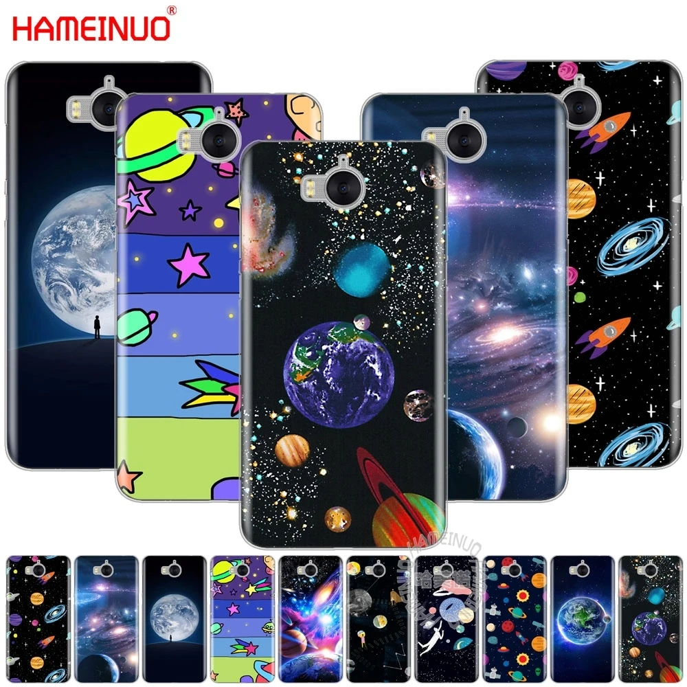 

HAMEINUO gary tonge outer space planets stars cell phone Cover Case for huawei honor 4X 3 4 5C 5X 6 7 Y3 Y6 Y5 2 II Y560 Y7 2017