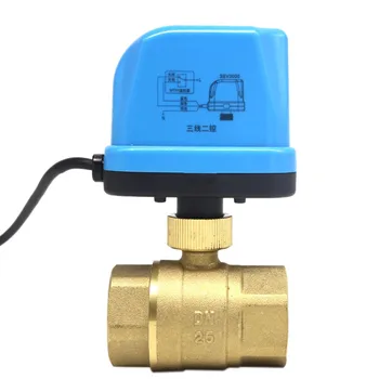 

GYTB 24V Dn15 Electric Two-Way Valve Three-Wire Two-Control One-Control Mini Electric Ball Valve