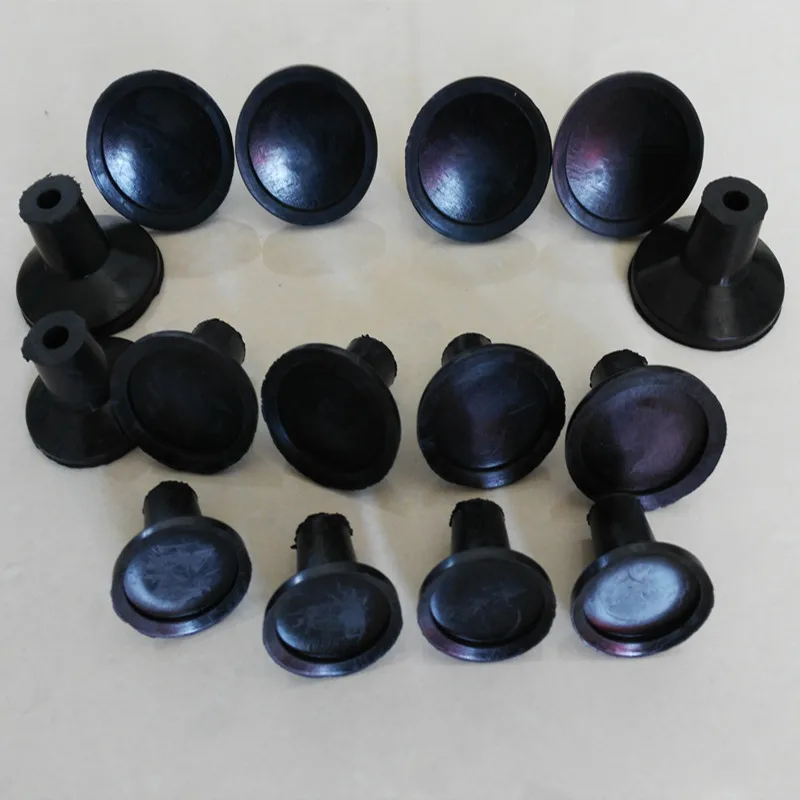 

10PCS Valve Grinding Tools Accessories Black Rubber Valve Adsorber Diameter 55mm