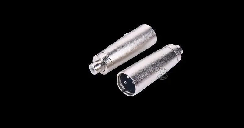XLR 3 контактный Соединительный разъем никелированный аудио микрофон DJ адаптер