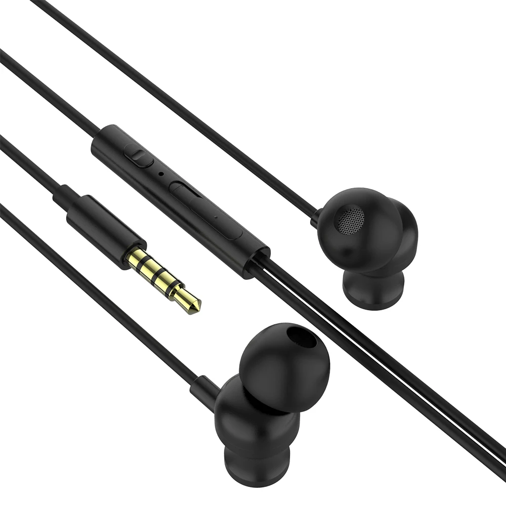 

Robotsky Earphone 3.5mm Dynamic Drive HiFi Earbud In-ear Bass Metal Sport Gaming Headset with Mic for Samsung Xiaomi Huawei Letv