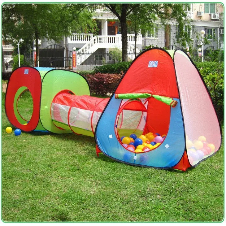 Children tunnel tent dollhouse children Play Game Indoor&Outdoor Baby