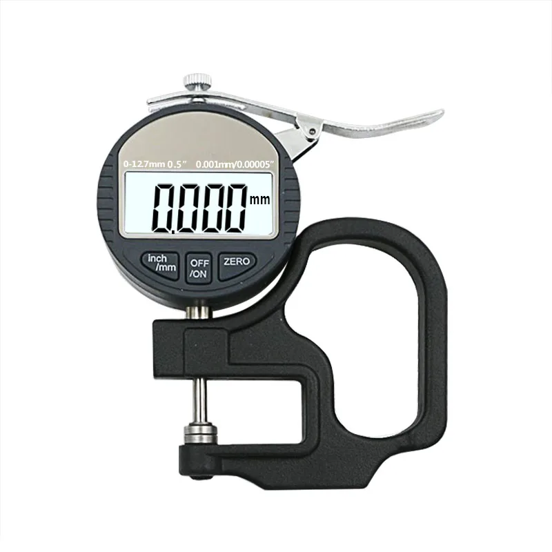 

0.001mm Electronic 12.7mm Digital Thickness Meter Micro Metro Thickness Tester