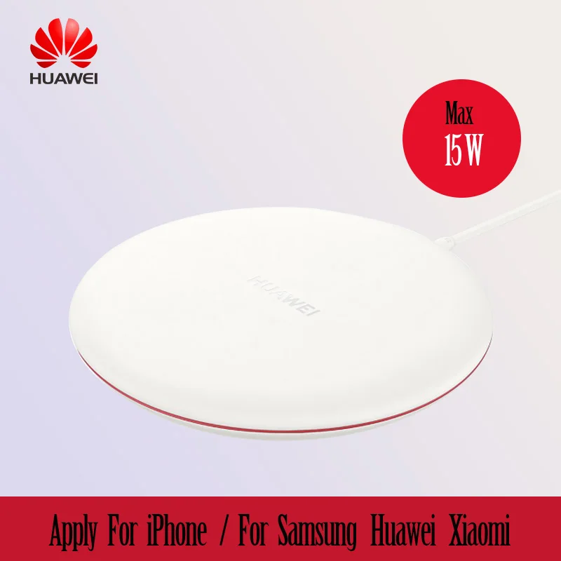 

CP60 WPC QI 15W Max Original HUAWEI Quick Wireless Charger MAX apply For iPhone X XS XR for Samsung S9 Huawei Mate 20 Pro Xiaomi