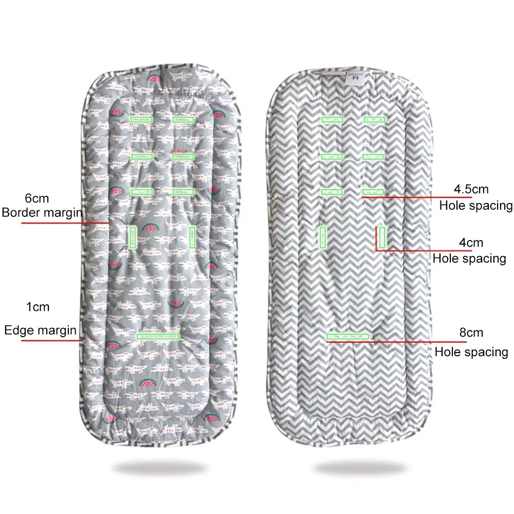Детское сиденье перо шелк хлопок коляска штатив с пневматическим амортизатором детское автомобильное сиденье Pad с двумя бортами сиденье