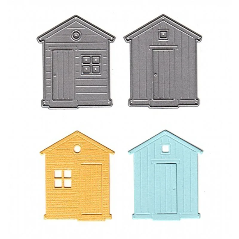 

2pcs/set Houses Stencil Metal Cutting Dies DIY Scrapbooking Crafts Supplies Embossing Paper Cards Making New 2018 Diecut Dies
