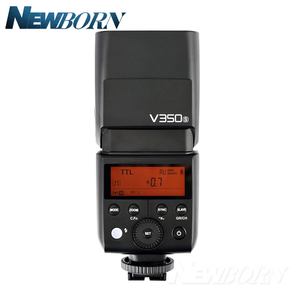 Вспышка Godox V350S TTL HSS 1/8000s Speedlite со встроенным литий ионным аккумулятором 2000 мАч для