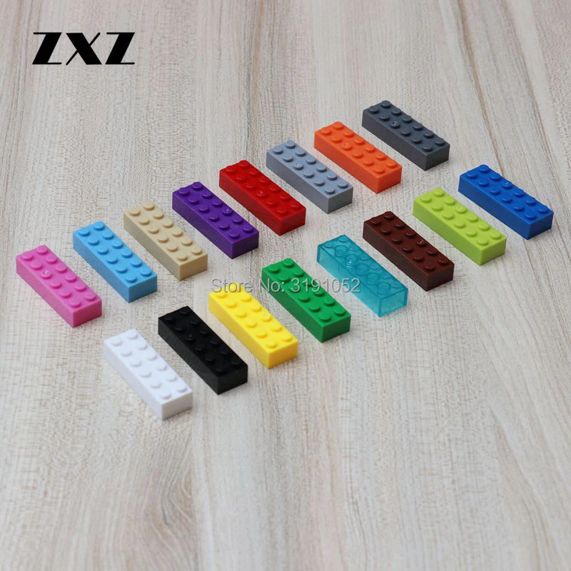 

100PCS Educational Assembling Toy Plastic Building Blocks Bricks 2x6 Small Paticles For Kids Gifts Compatible With Legoes 44237