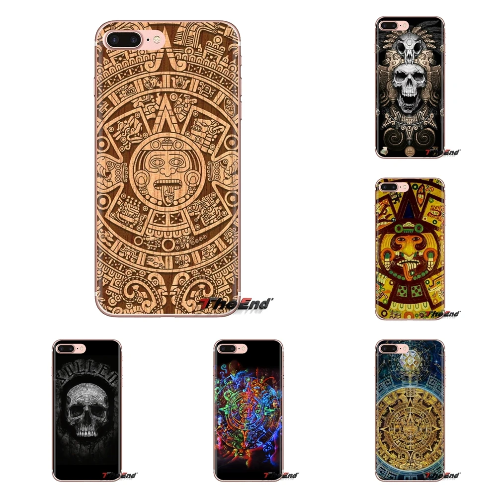 Мягкие прозрачные чехлы для Huawei G7 G8 P7 P8 P9 P10 P20 P30 Lite Mini Pro P Smart Plus 2017 2018 2019 ацтекский