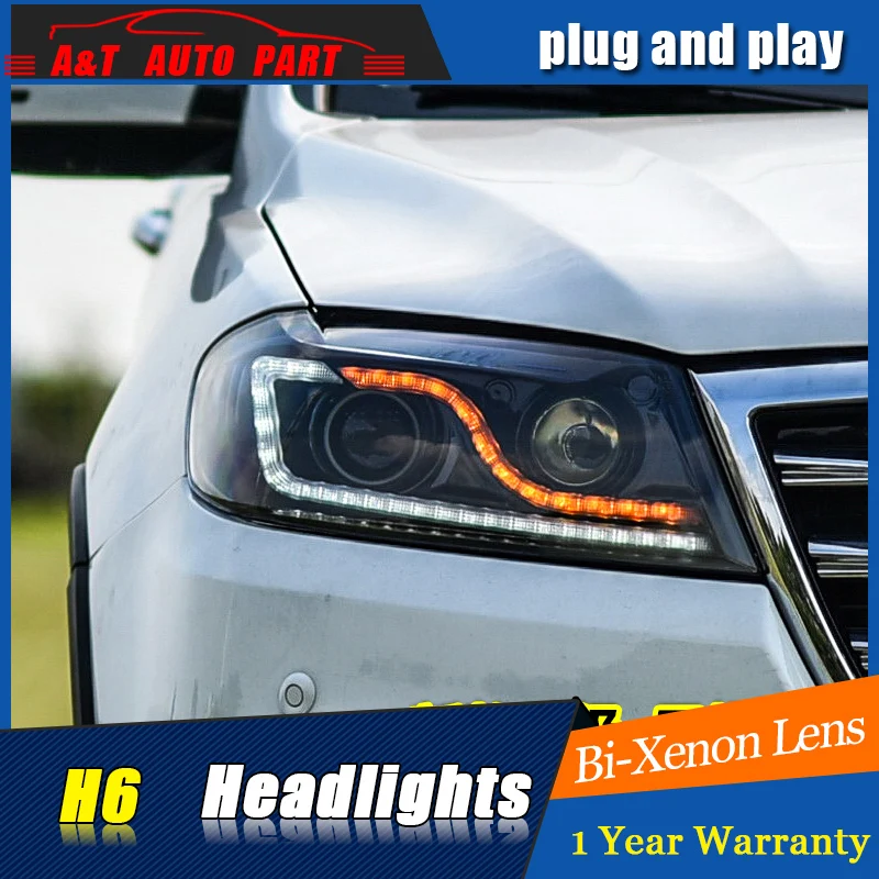 Car Styling For Haval H6 headlight assembly 2013 15 For Haval H6 LED