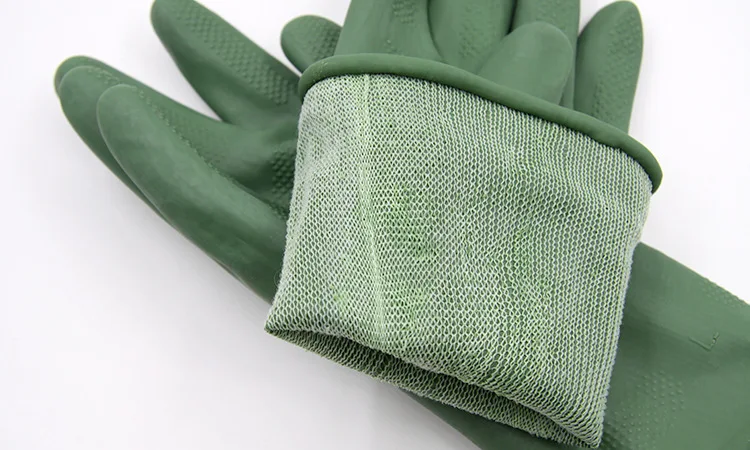 Латексный guantes зеленый 30 см газ Химическая защита guantes trabajo эластичный хорошее растяжение arbeitshandschuhe