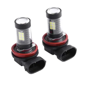 

2Pcs Car Signal Light 6000 K White Car LED Fog Light H8 H11 9005 HB3 9006 HB4 Plug Auto Daytime Running Parking Light