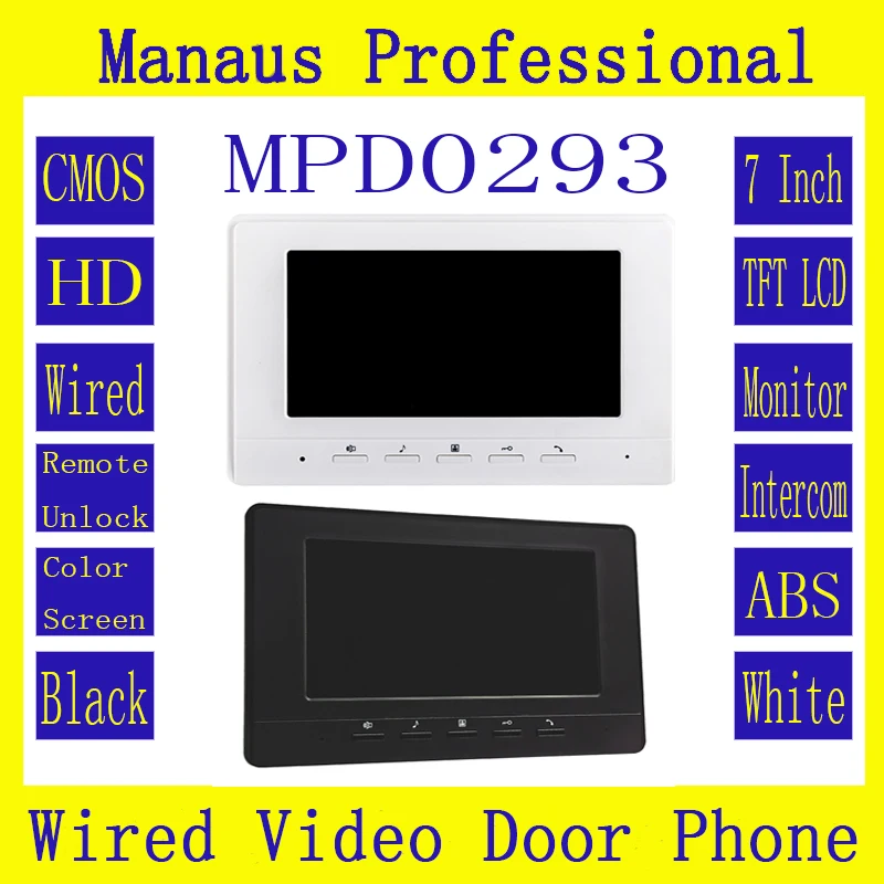 D293b Smart Home 7 inch Touch Screen Video Intercom Phone ABS Engineering Plastics Indoor Monitor Video Doorphone without camera D293b Smart Home 7 inch Touch Screen Video Intercom Phone ABS Engineering Plastics Indoor Monitor Video Doorphone without camera