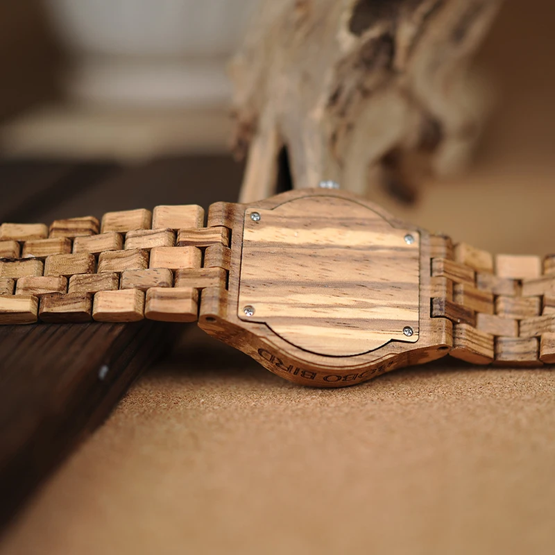 BOBO BIRD New Wooden Watches Timepieces for Men Women Casual Zebra Wood Band Quartz Watch in Wooden Gift Box W*Q01 Drop Shipping BOBO BIRD New Wooden Watches Timepieces for Men Women Casual Zebra Wood Band Quartz Watch in Wooden Gift Box W*Q01 Drop Shipping