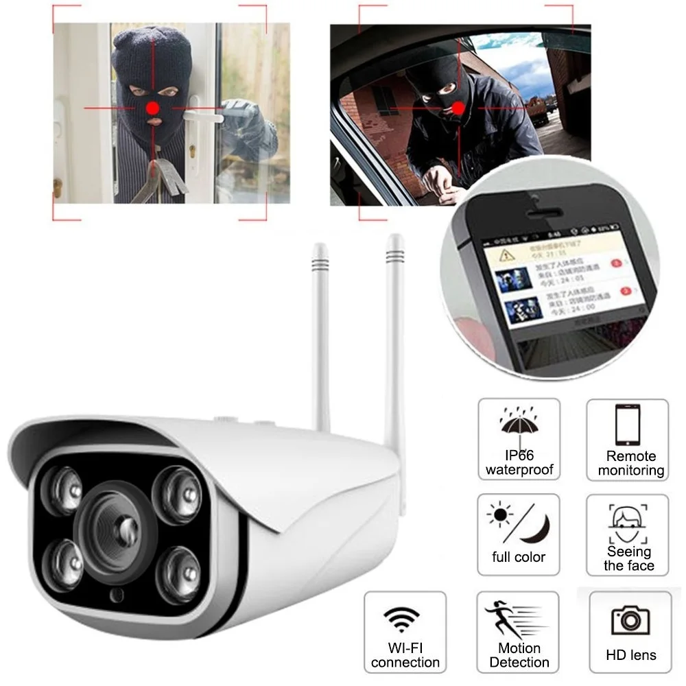 4/6/8/12 MM Wifi Camera Outdoor Waterproof 1080P HD 2MP Security Camera Motion Detection Night Vision Gun-type P2P ONVIF Camera 4/6/8/12 MM Wifi Camera Outdoor Waterproof 1080P HD 2MP Security Camera Motion Detection Night Vision Gun-type P2P ONVIF Camera