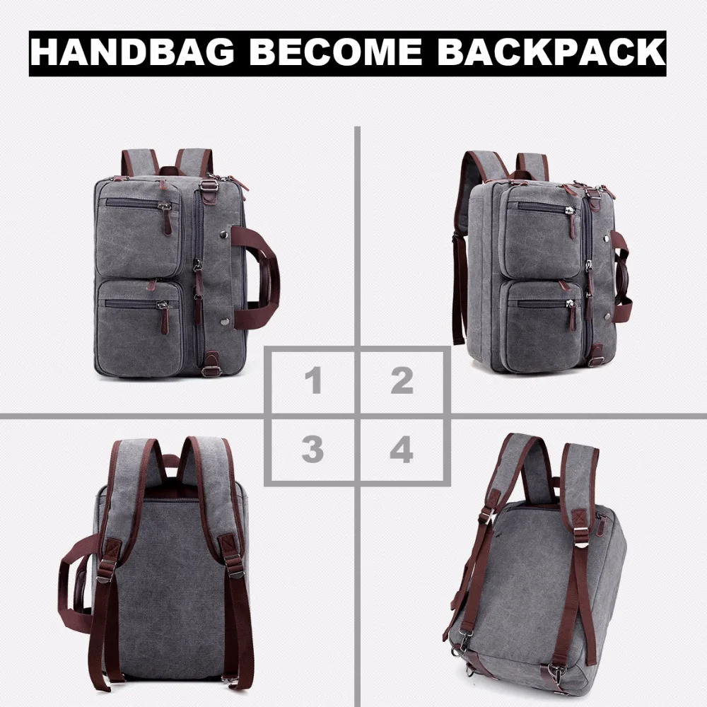 Мужские качественные холщовые деловые сумки через плечо, мужские сумки-мессенджеры, сумка-тоут, многофункциональная сумка для ноутбука, портфель