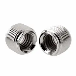 Лидер продаж 2x3/8 "до 5/8" микрофон Стенд клип резьба серебряный адаптер аксессуар латунь Крепление утюг портативный
