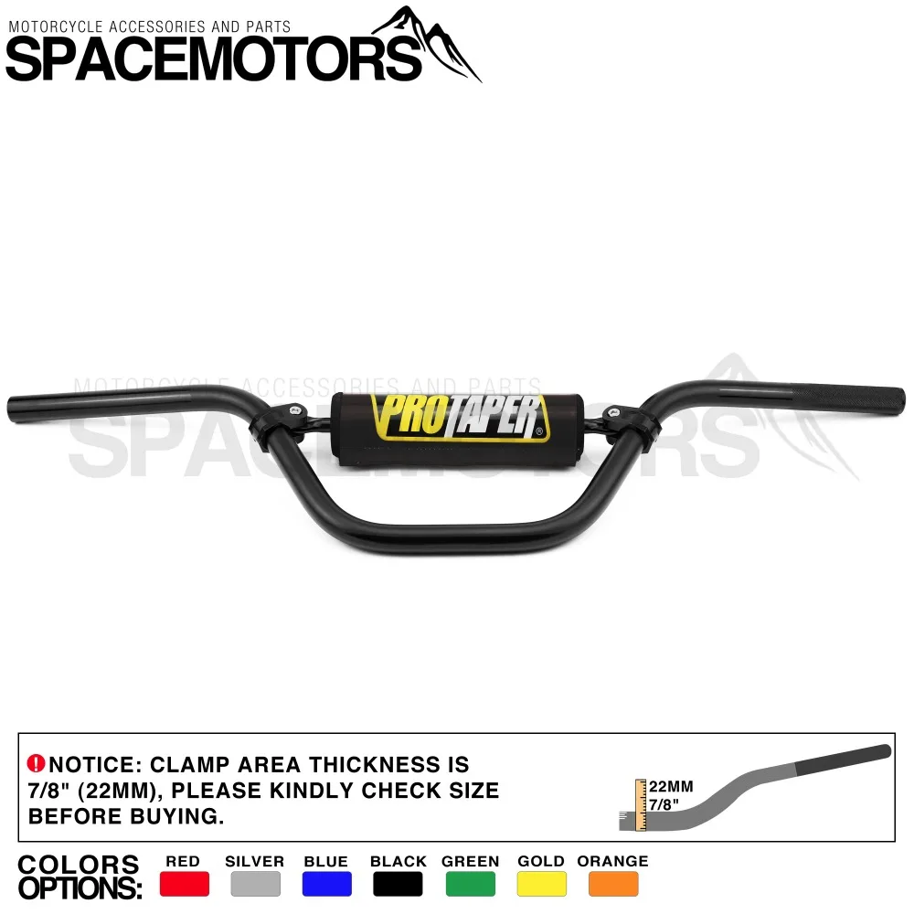 MX ProTaper бар 7075 Алюминиевый сплав руль длина 735 мм Диаметр 22 мм 7/" высокий мотоцикл EX EXC SX SXF KTM Dirt PitBike