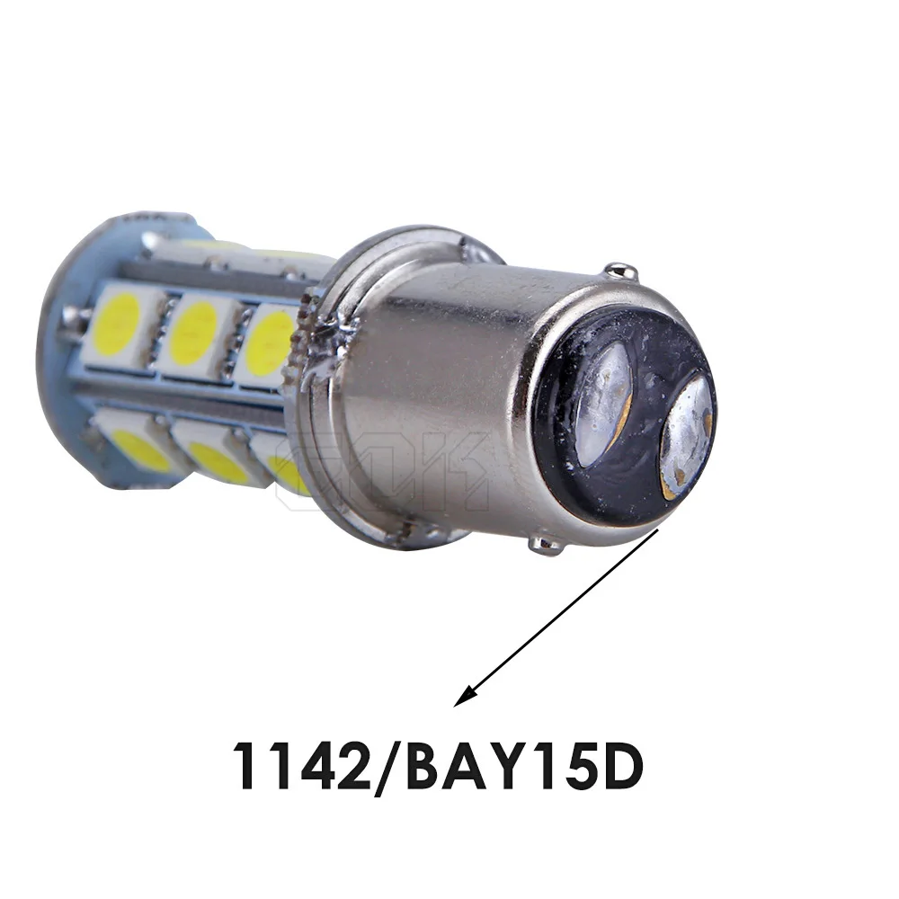 2 шт. 1156 BA15S 1142 BA15D 18SMD 5050 светодиодный внутренний светодиодный 1157 1156 1142 лампы прицеп Замена светодиодный светильник лампа морской шлюпочная фара